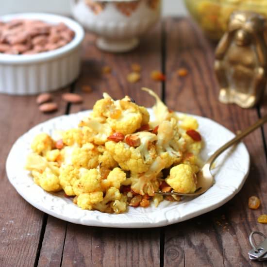 Cold Curried Cauliflower