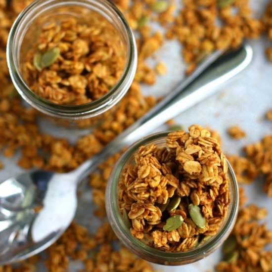 Pumpkin Spice Granola