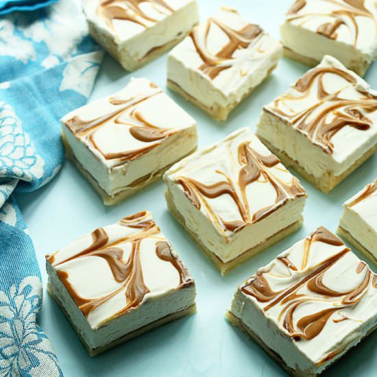 Cookie Cheesecake Swirl Bars