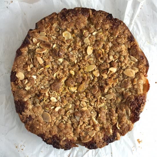 Whole Wheat Pear Crumb Cake