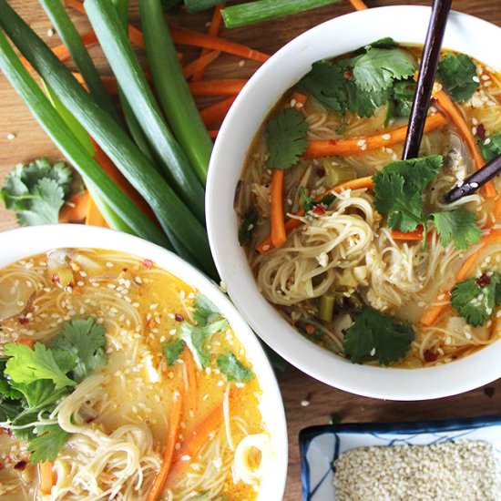 The Ultimate Vegan Chinese Soup