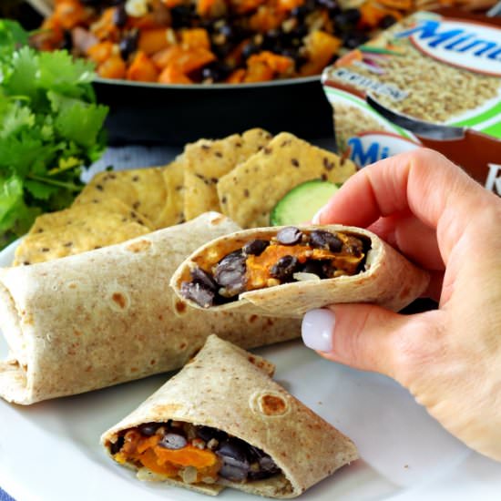 Sweet Potato & Black Bean Burritos