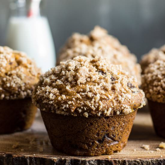 Gluten-Free Pumpkin Crumb Muffins