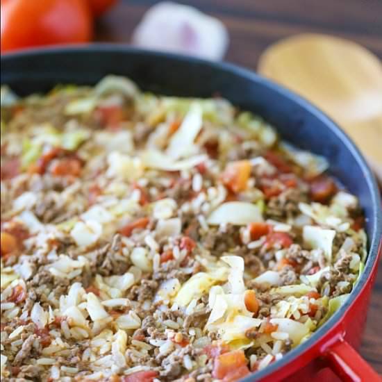 Cabbage Roll Rice