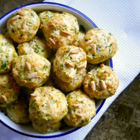Spinach Cheese Puffs