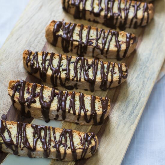 Cranberry Almond Biscotti