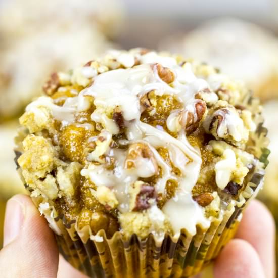 Iced Maple Pumpkin Cupcakes