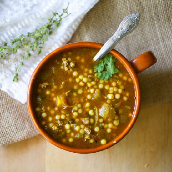 Moroccan Lamb & Couscous Stew