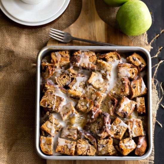 Overnight Apple French Toast