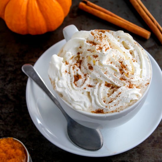 Dairy Free Pumpkin Spice Latte