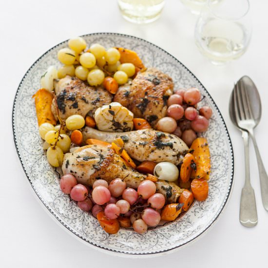 Wine Braised Herb Chicken