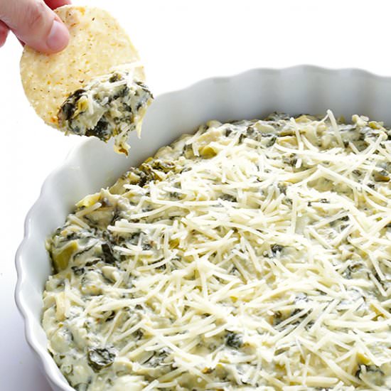 Slow Cooker Spinach Artichoke Dip