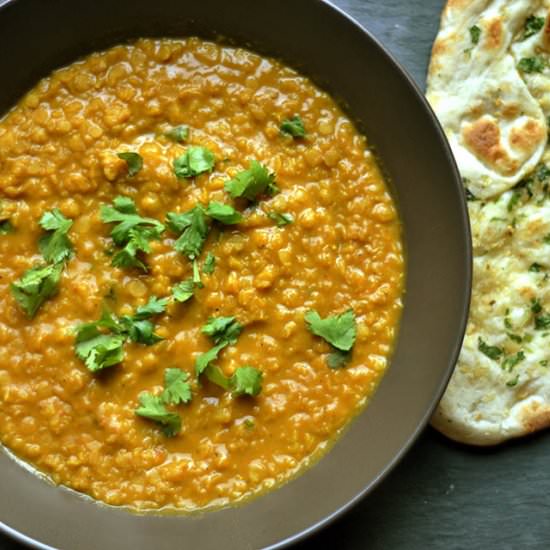 Coconut Curry Red Lentil Soup