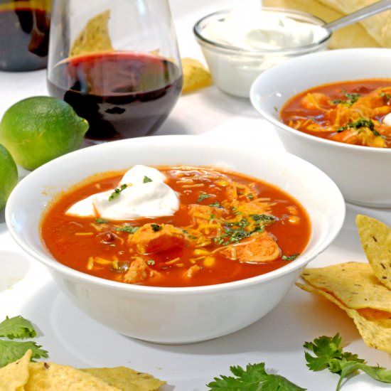 Slow Cooker Mexican Chicken Soup