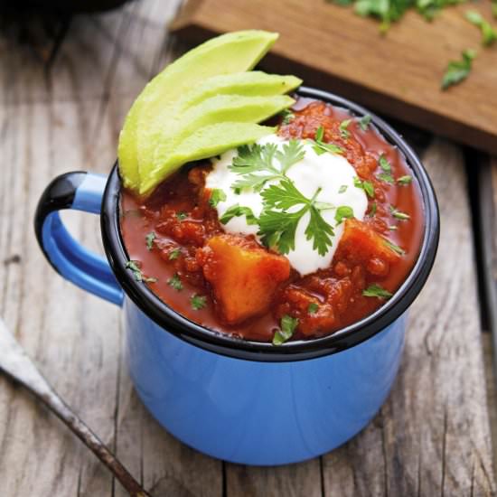 Crock-Pot Sweet Potato Turkey Chili