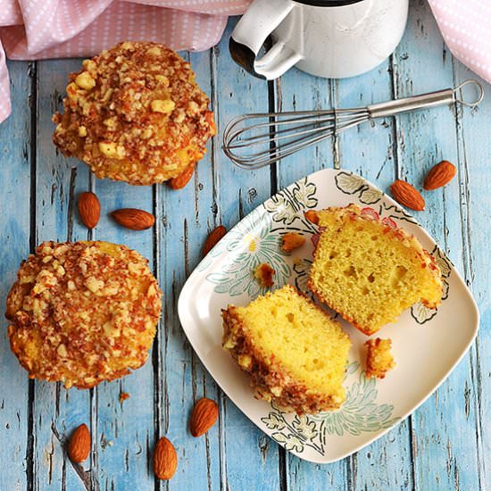 Clotted Cream Muffins with Almond