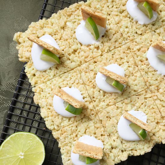 Key Lime Pie Crispy Treats
