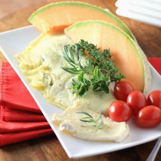 Herb and Brie Omelet