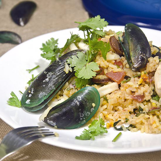 Seafood Spanish Paella