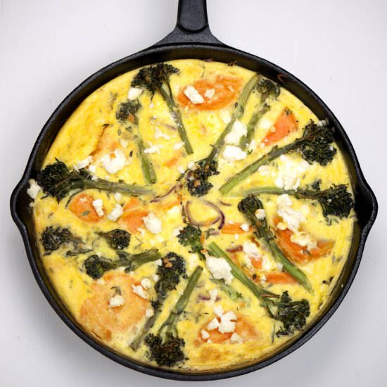 Sweet Potato & Broccoli Frittata