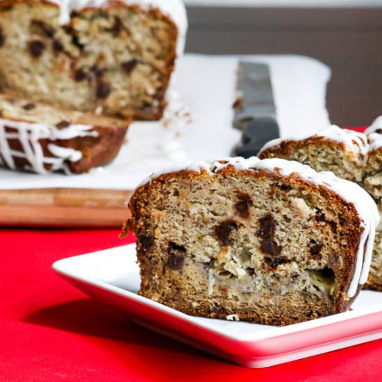 Banana Coconut Colada Bread