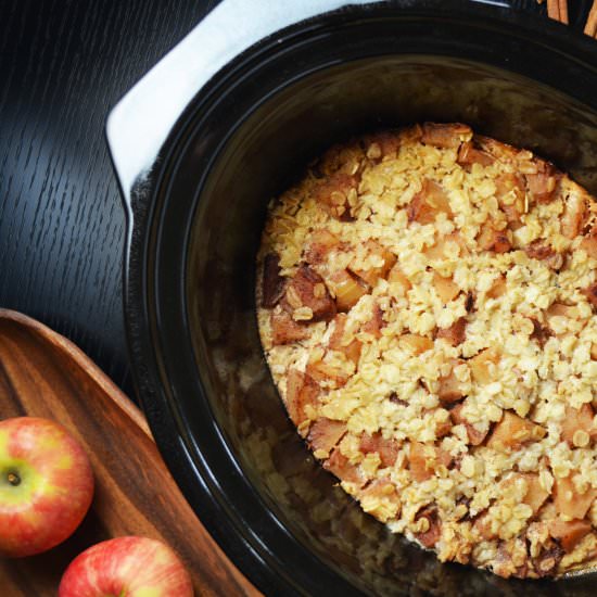 Crock Pot Apple Pie Oatmeal