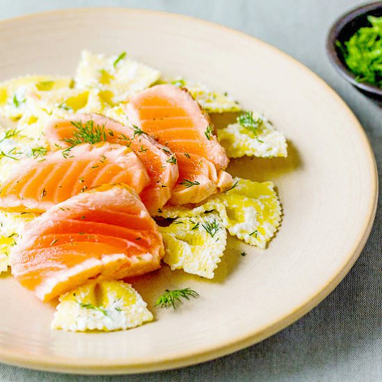 Salmon and Lemon-Ricotta Pasta