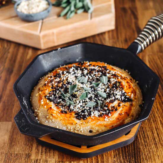 A Skillet Pizza For Fall