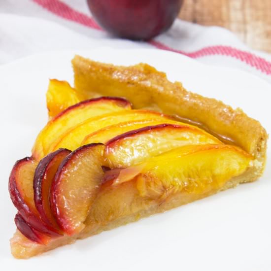 Plum and Nectarine Tart
