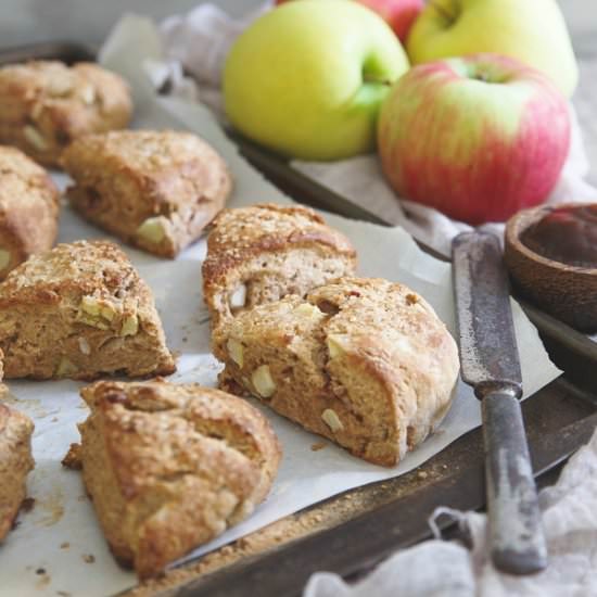 Apple Butter Bacon Scones