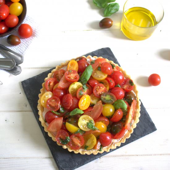 Cherry Tomatoes Tart