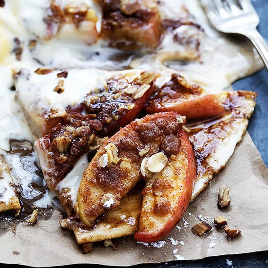 Apple Crumble Flatbread