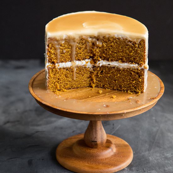 Butterscotch Pumpkin Cake