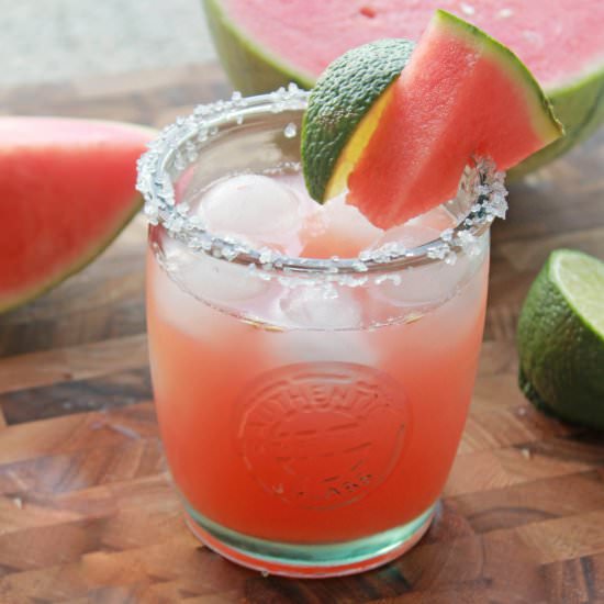 Watermelon Margarita (On the Rocks)