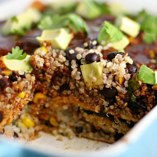 Quinoa Enchilada Bake
