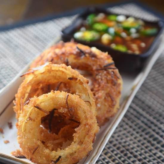 Crispy Coconut Onion Rings