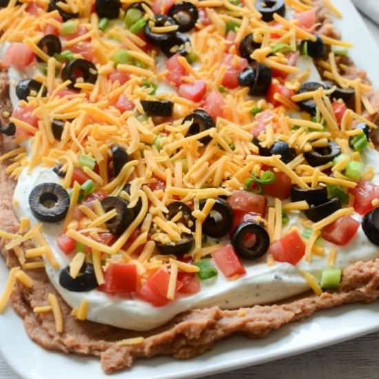 Layered Ranch Taco Dip