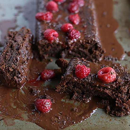 Chocolate Almond Espresso Cake