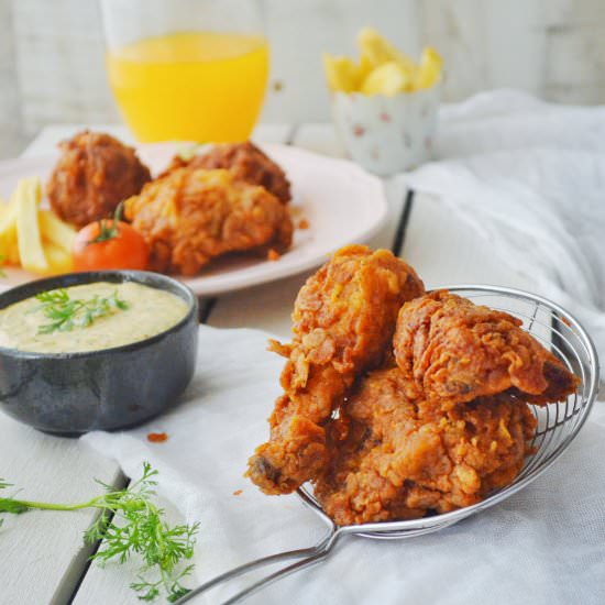 Tandoori fried chicken