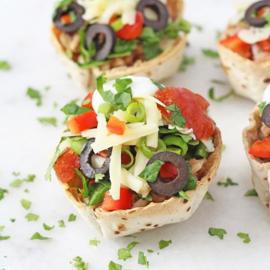 Leftover Chilli Taco Bowls