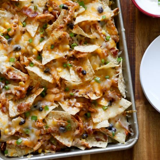 Barbecue Chicken Nachos