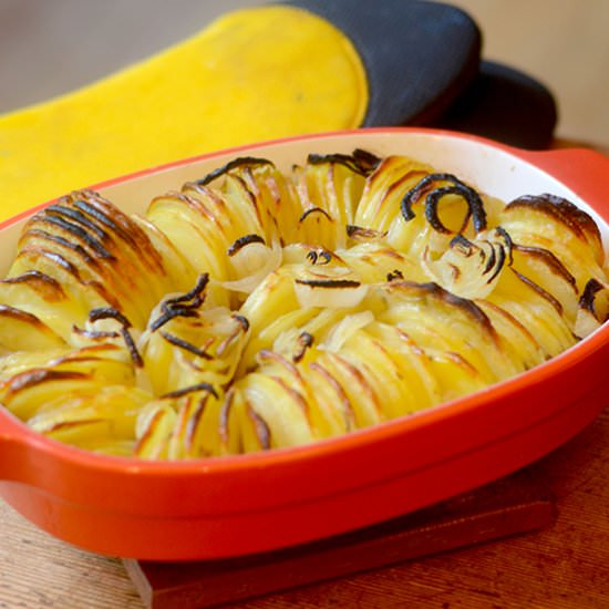 Baked Potatoes & Onions