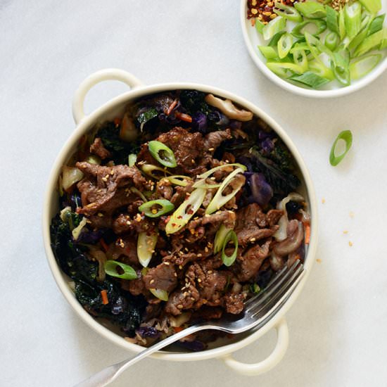 Korean Barbeque Beef (Bulgogi)