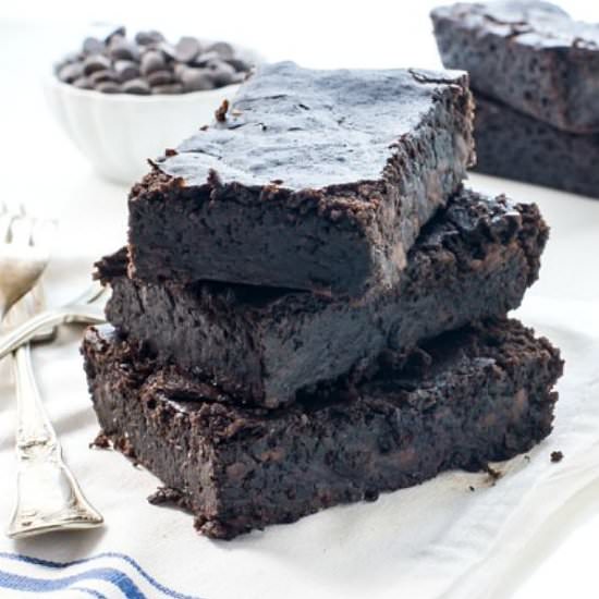 Vegan Fudgy Black Bean Brownies