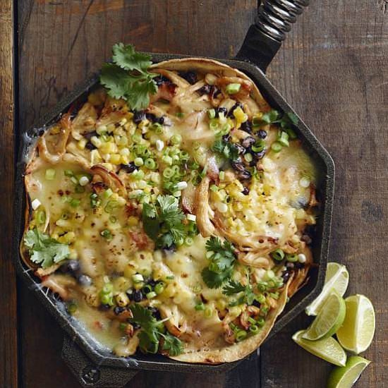 Skillet Chipotle Chicken Enchilada