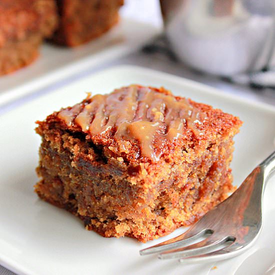 Vegan Peanut Butter Banana Cake