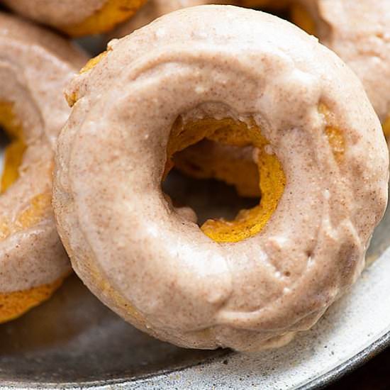 Browned Butter Pumpkin Donuts