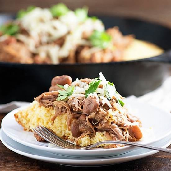 Green Chili Pulled Pork and Pintos