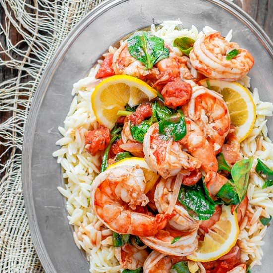 Garlic-Tomato Shrimp