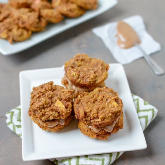 Pumpkin Apple Baked Mini Pancakes